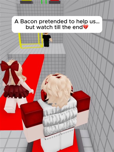 A Bacon Ruined Our Game… But Her Decision Changed Everything 😭 | Roblox Story #roblox #robloxstory #fyp