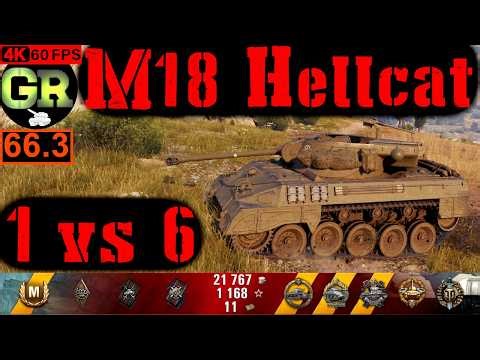 66_World of Tanks M18 Hellcat WoT Replay - 8 Kills 2K DMG(Patch 1.4.0)