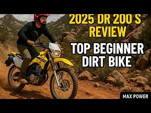 2025 Suzuki DR 200 S Review Is This the Best Beginner Dirt Bike!@MaxPowerMotors89