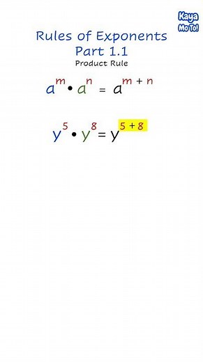 EXAMPLE 1.1 | PRODUCT RULE of EXPONENTS | Algebra | Math | Kaya mo to!