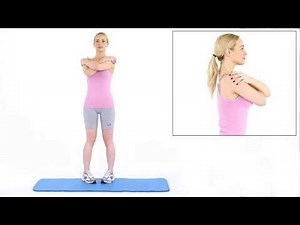 Spinal rotation exercise with hips locked