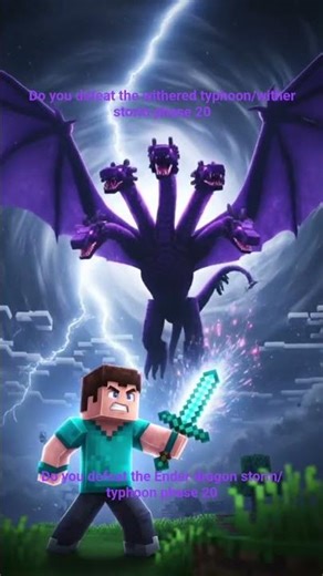 Do you defeat the End bosses? in Minecraft game?