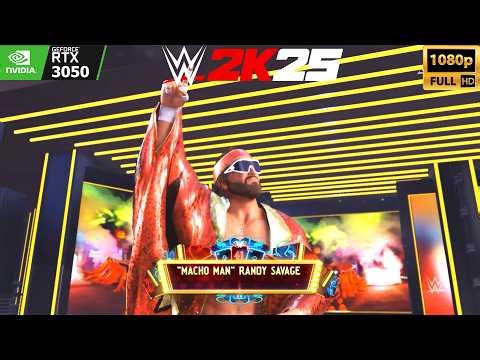 WWE 2K25 Macho Man Randy Savage WrestleMania 41 Entrance | RTX 3050 Full HD