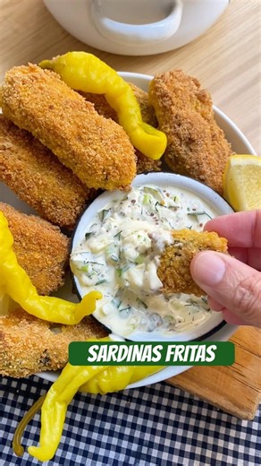 Receta de sardinas fritas con salsa tártara casera