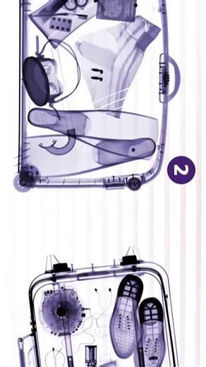 How does the luggage security scanner work？ #reelsfb #reelsfyp #Principle #Knowledge #fyp #reels2025 #fypp #Increase #Science #Popularize #Animation #reelschallenge | Known and Unknown Things | Facebook