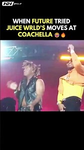 Future Tries Juice WRLD’s Moves at Coachella 2019 😂💀 #future #juicewrld #coachella #hiphop