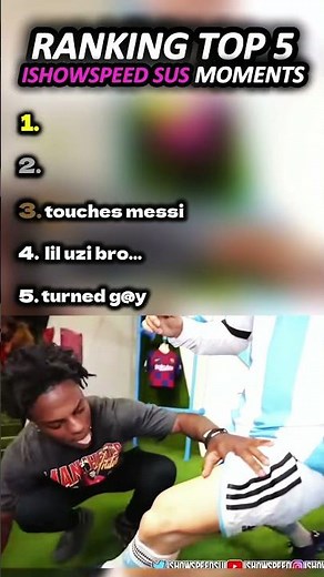 IShowSpeed Most SUS Moments Ranked!