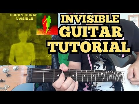 INVISIBLE GUITAR TUTORIAL Duran Duran - Graham Coxon electric guitar lesson