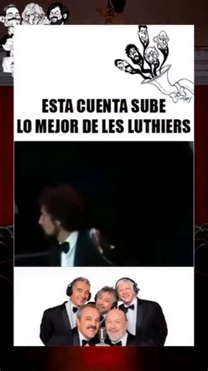 Les Luthiers - Cuenta Fan on Instagram: ""El humor bien hecho no pasa de moda." Les Luthiers no solo fueron un grupo musical: fueron un fenómeno cultural. Con instrumentos inventados, juegos de palabras brillantes y una puesta en escena impecable, lograron conquistar escenarios de todo el mundo sin perder su esencia. Este grupo argentino supo unir lo académico con lo popular, y transformó el humor en un arte elevado. Si alguna vez te reíste con "La gallinita dijo Eureka" o con "El bolero de Mast