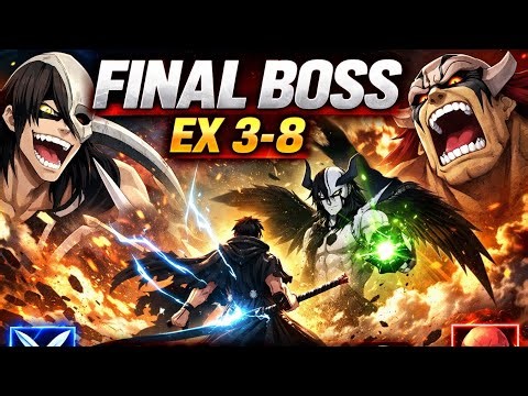 FINAL BOSS EX 3-8 🔥 Brutal Duel Against Espada 5, 4, & 10! #bleachsoulresonance