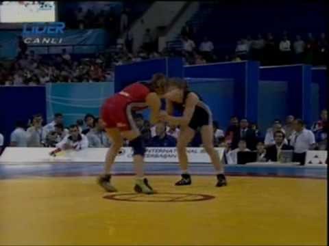 Womens wrestling 1/8-final 48 kg Germany Aserbajdsjan
