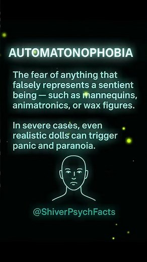 Automatonophobia – Fear of Mannequins and Dolls #psycholgyfacts #horror #horrortok