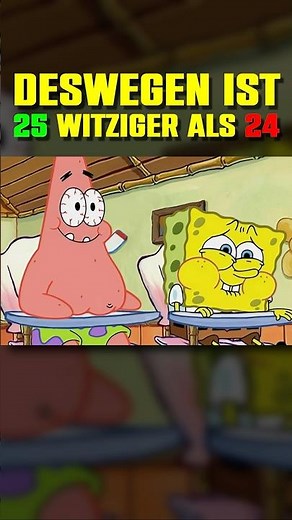 That's why 25 is funnier than 24 😱 | #SpongeBob #24 #25 #67 #RandomFacts