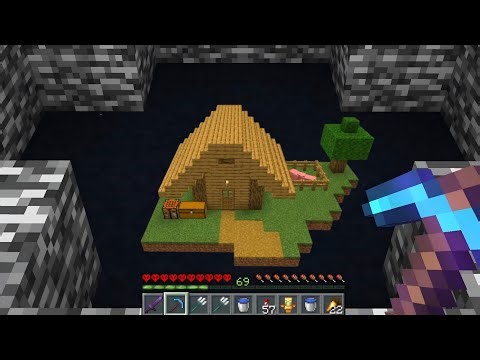 I BUILD SECRET BASE IN VOID [ MINECRAFT SURVIVAL SERIES #48