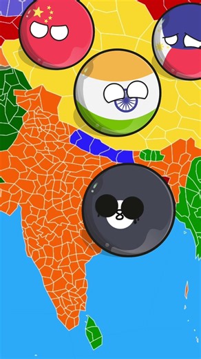 Reaction of Countries||If countryballs meet an alien 👾👽🤔🤯|| part1||#countryballs #viralshorts