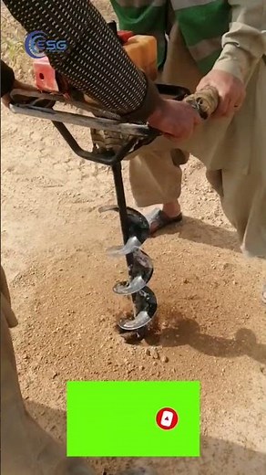 Digging hole for plants with hand auger drilling method #plants #handauger #soiltesting