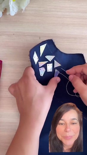 Me gusto mucho el resultado de esta decoracion usando cd 💿 virus! #neydagilemprende #emprendeconcostura #costura #coser #neydagil | Neyda Gil Emprende con Costura