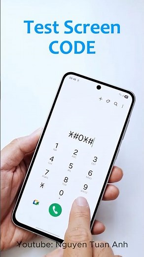 Secret code to test samsung touch screen