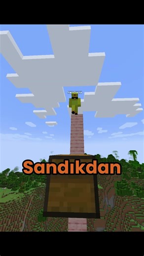 Minecraftda Sahte MLG Yapımı #minecraft #mctutorial #funny #shorts #memes #gaming