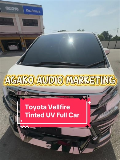 ⬆️🆙 OfferGila2 🆙⬆️ 🇯🇵 Toyota Vellfire🇯🇵 🌞 Tinted UV Full Car 😎 Luar nampak dalam gelap 🤩 Dalam nampak luar jelas 🔍Use Waze to drive to ⚠️AGAKO AUDIO MARKETING SDN.BHD.⚠️, SEGAMAT🏎️: https://waze.com/ul/hw23n7b9m8 🔍Use Google Maps to drive to ⚠️Agako Audio Marketing Sdn.Bhd.⚠️, Segamat🏎️: https://goo.gl/maps/hzdPVRwmY4ioGqmd9 ❗TOYOTA ALPHARD, VELLFIRE, ESTIMA, VOXY, HARRIER SPECIALIST ❗ ✨Chrome Polish Specialist✨ BOSS YANG BERMINAT PRODUCT & SERVICE KITA, SILA HUBUNGI KITA DENGAN WHA