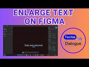 How to Enlarge Text on Figma