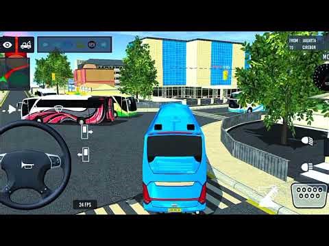 Coach Bus Simulator Gameplay | Tourist Bus Simulator - Mod Bus Simulator Indonesia
