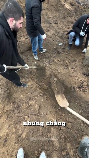 They buried the car but forgot something inside