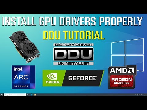 How to Install Graphics Card Driver Properly - DDU Tutorial
