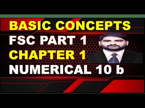 class 11 chemistry ch 1 | Numerical 10 b | F.Sc 1st Year Chemistry