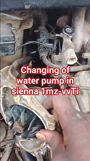 replacing of water pump in Toyota sienna 1mz engine 🫶