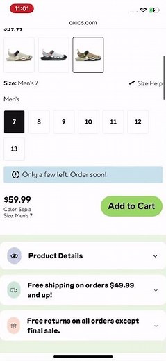 $15 Off Crocs?! Use This Code Before It’s Gone! 🔥 #crocs #discounts #shorts