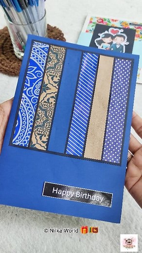 79K views · 736 reactions | Simple & Easy DIY Birthday Card Ideas  #birthdaycards #reelsvideoシ #nilkaworld | Nilka World | Facebook