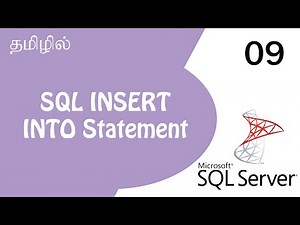 SQL INSERT INTO Statement | Tutorial in Tamil | Tamil Programmer