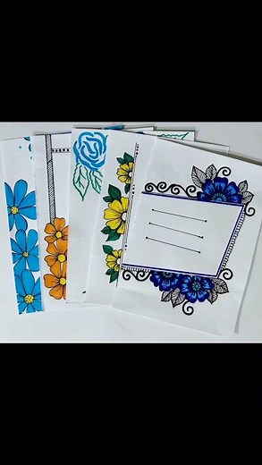 5 Easy border designs