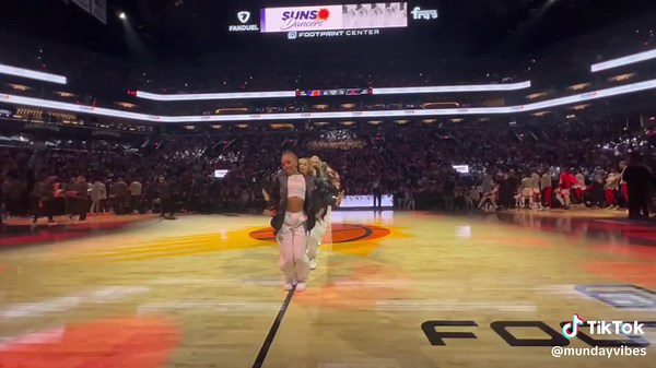 Phoenix Suns Dancers Halftime Performance Choreography