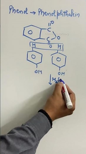 Phenol to phenolphthalein || Phenolphthalein indicator preparation ||