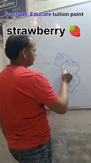 #shorts #drawing #strawberry #shortsfeed