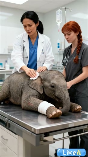 Hero Risks All: Daring Rescue of Baby Elephant Trapped in Deep Trench! #animalrescue