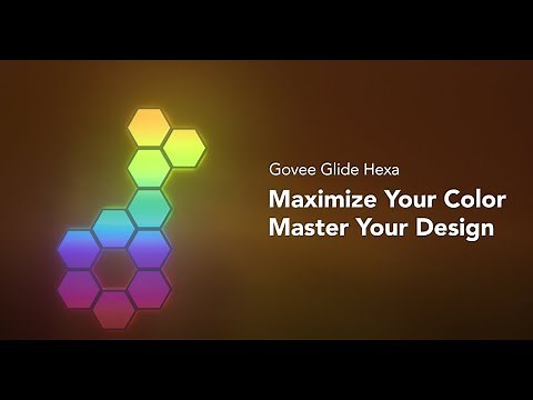 Govee Glide Hexa Light Panels | A Palette of Colors on Every Single Panel