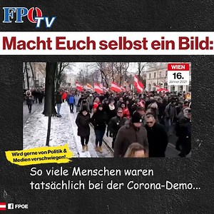 296K views · 2.4K reactions | So manche Medien und Politiker versuchen derzeit, die große Corona-Demo in Wien kleinzureden. Man versucht ganz offensichtlich, die Teilnehmeranzahl hinunterzuschrauben. Die Realität sieht aber so aus, dass tausende Menschen auf die Straße gingen, weil sie Kurz, Anschober und Co. einfach nur satt haben. In diesem Video seht Ihr den kompletten Demozug im Schnelldurchlauf! | FPÖ | Facebook