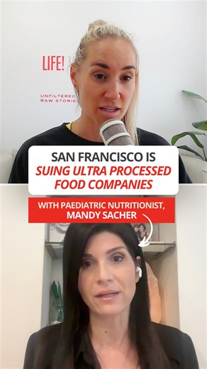 Danni Duncan - Womens health & fitness coach on Instagram: "San Francisco is SUING Ultra Processed Food Companies - Everything You Need Know with @mandy_sacher 👊🏻 Comment MANDY to listen now 🎧 Imagine finding out that foods marketed as “healthy,” “wholegrain,” “high in fibre,” “good for your kids!” are now part of a lawsuit claiming that they contribute to disease. Well… That’s exactly what’s happening. And it might just be the watershed moment we’ve been hoping for. If y