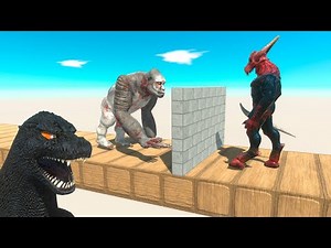 Clash at the Wall: 1vs1 Primates vs Infernals - Animal Revolt Battle Simulator