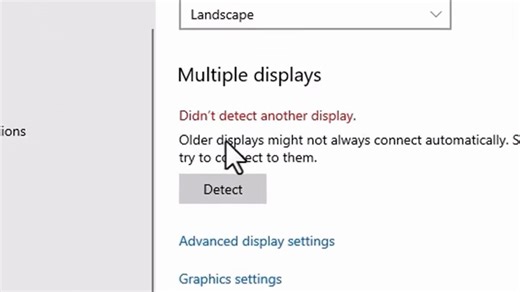 🖥️ Fix Windows 10 Cannot Detect Second Monitor | Easy Display Detection Solution ✔️