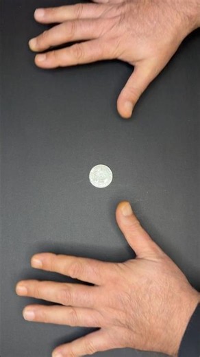 The Perfect Coin Vanish 🪄 #cointrick #tricks #magic #magictricks