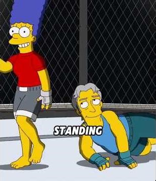 Margie Simpson, who defeated the boxing champion #thesimsons