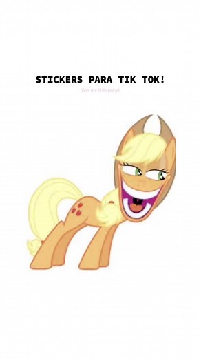 Stickers de My Little Pony para TikTok