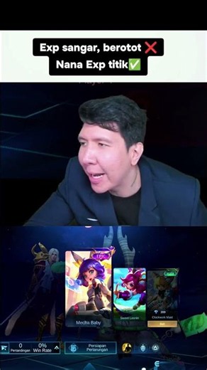 all exp= 1 Nana gajah #mobilelegends #shorts