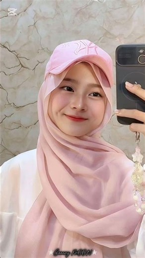 Hijab tutorial for school✨ #aesthetic #korean #glowup #ytshortsindia #hijab #tutorial #school #fyp