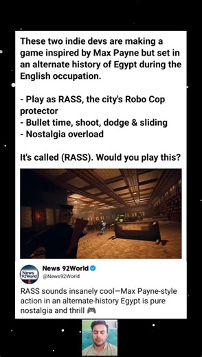 Indie Game RASS Brings Max Payne-Style Bullet Time to Alternate History Egypt