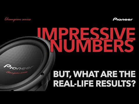 Pioneer Champion Series Subwoofers real life testing 2022